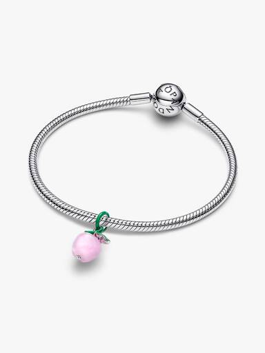 粉紅蘋果 Murano 琉璃吊飾