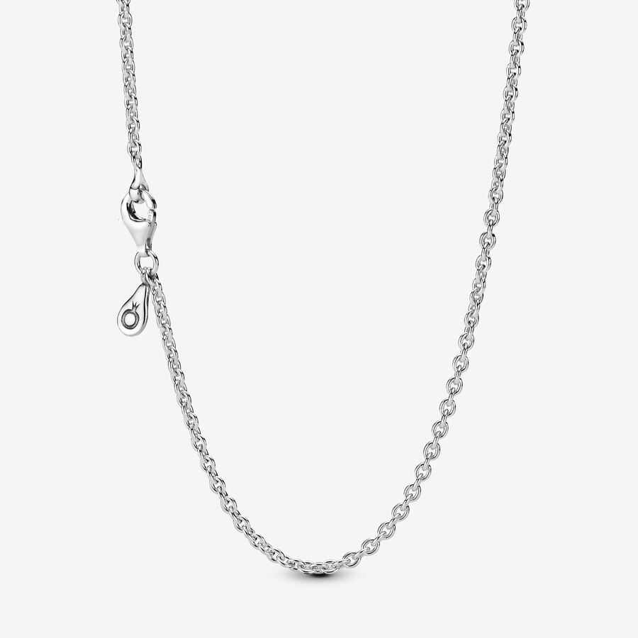 Silver Chain Necklace image number 0