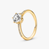 Pandora Signature 鍍14k金鋯石戒指 Pandora Signature 鍍14k金鋯石戒指