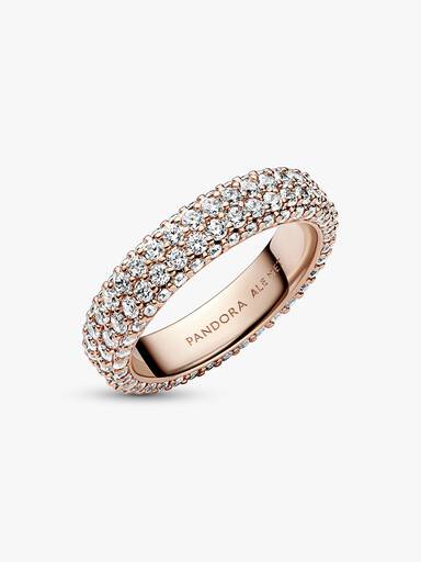Pandora Timeless Pavé 雙重璀璨戒指