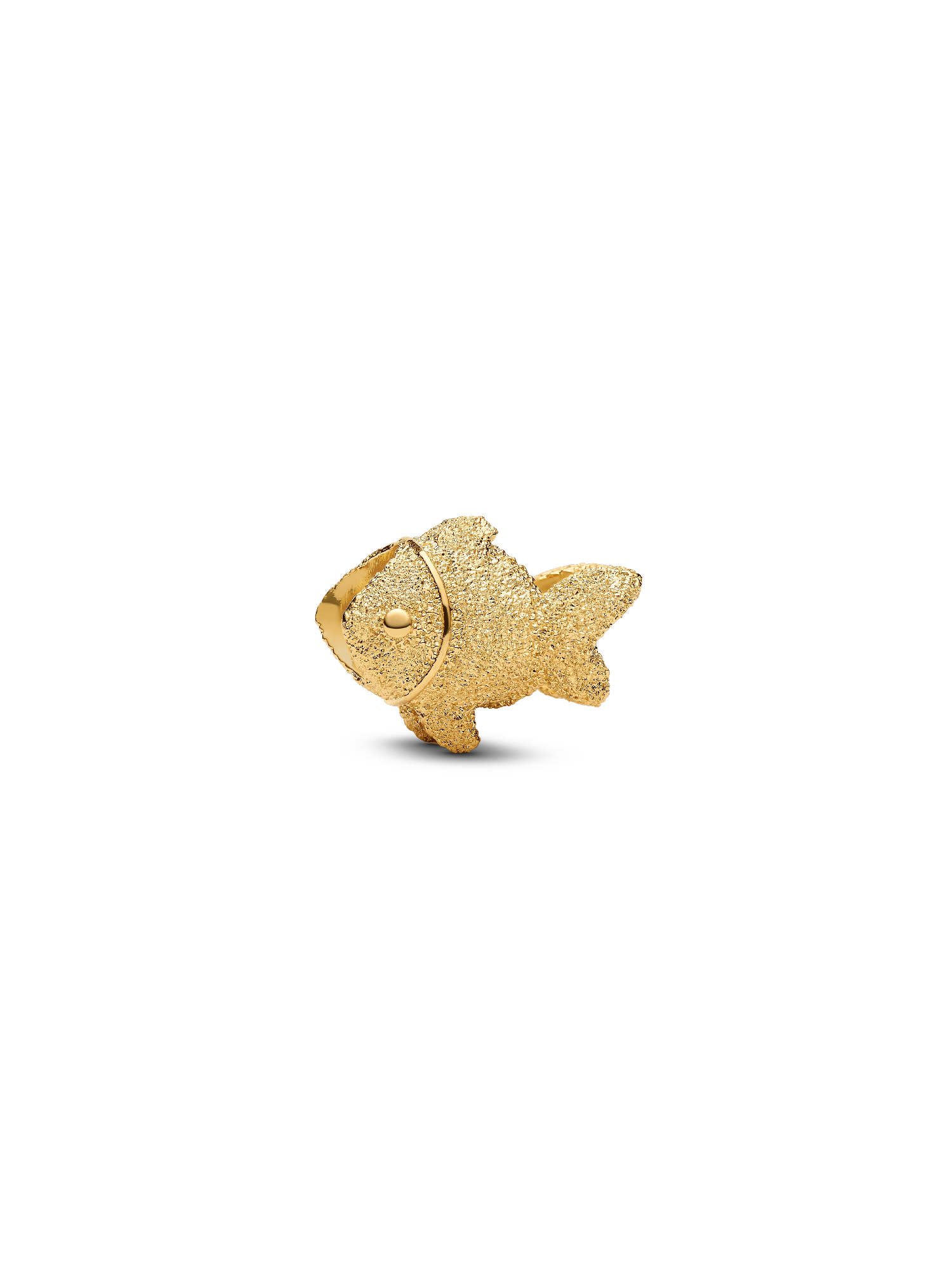 魚型霧金迷你串飾