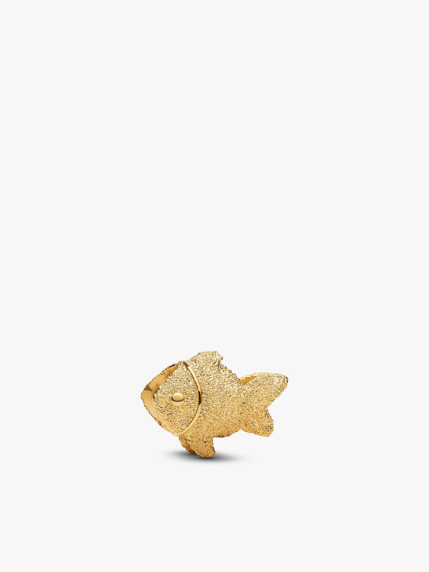 魚型霧金迷你串飾