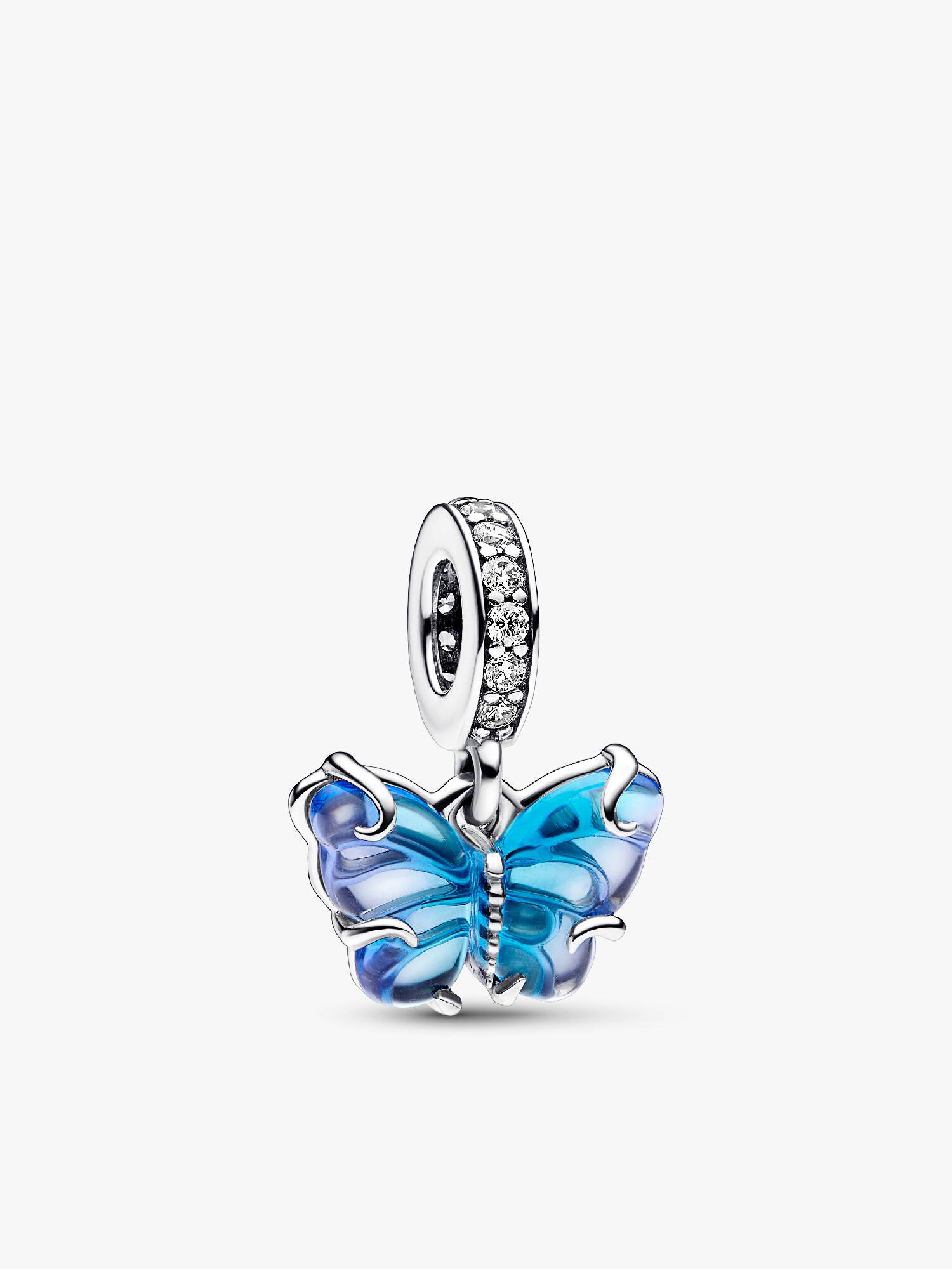 藍色 Murano 琉璃蝴蝶吊飾