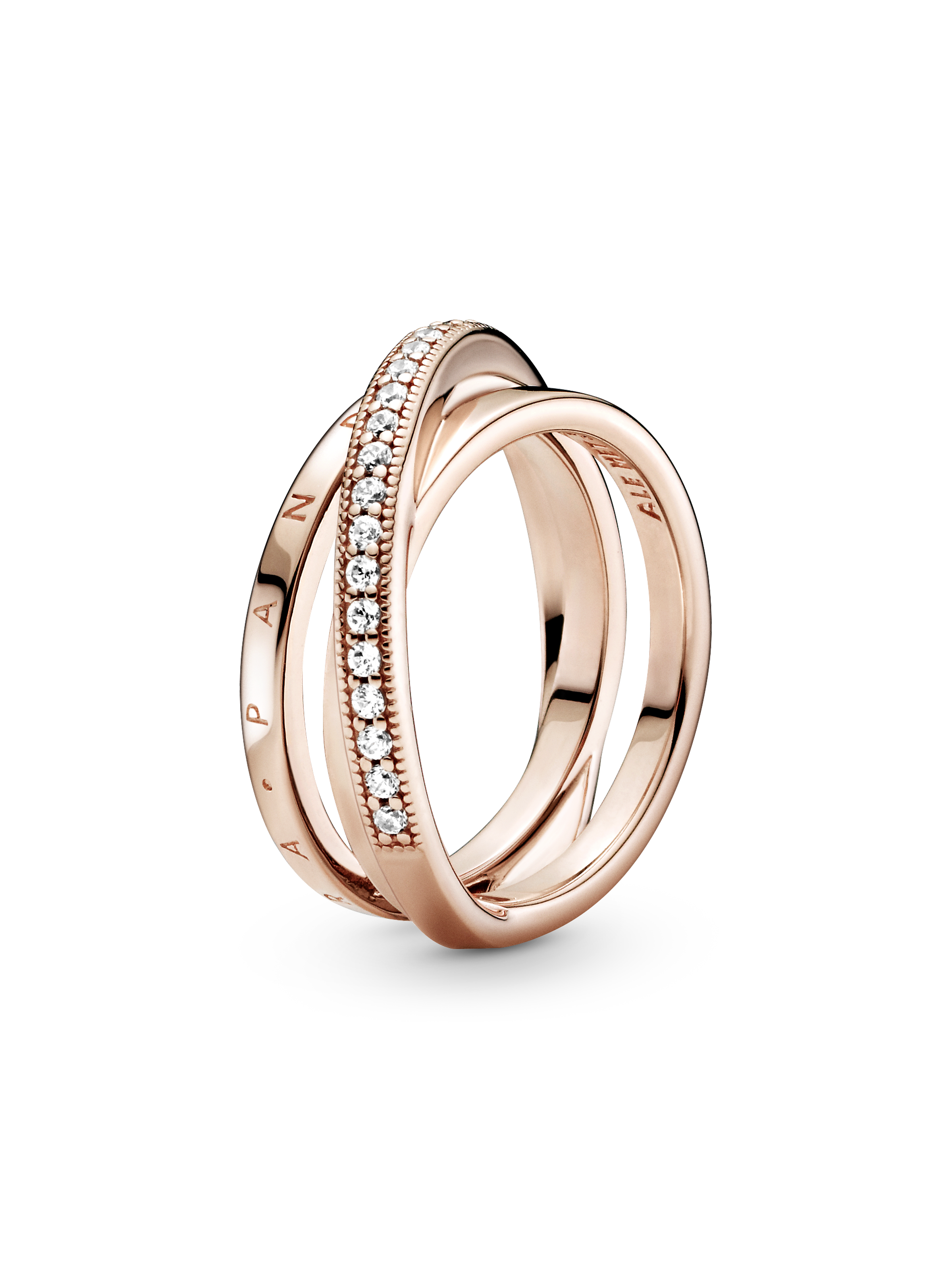Pandora Signature 三環交織鋯石戒指