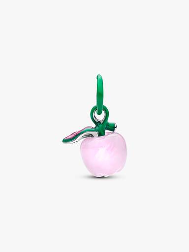 粉紅蘋果 Murano 琉璃吊飾